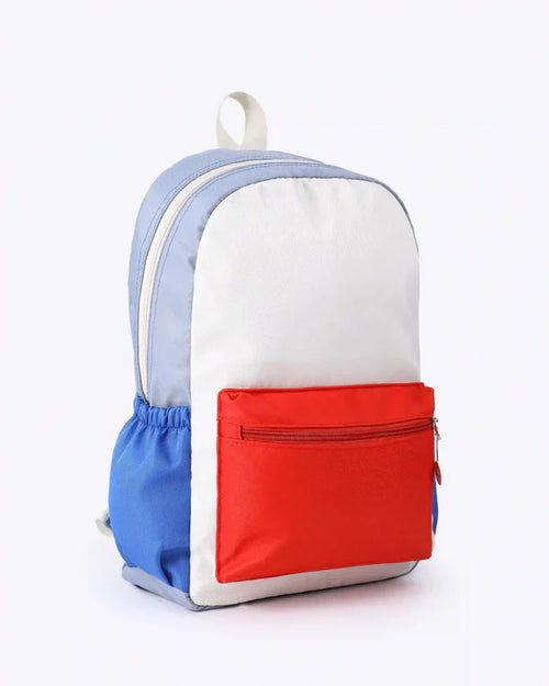Color Block Lightweight Daily Kids Backpack