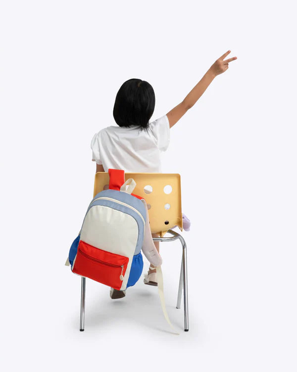 Color Block Lightweight Daily Kids Backpack