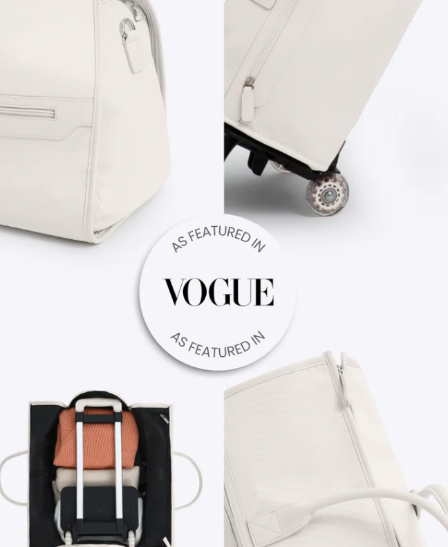 Convertible Wheeled Travel Duffle Bag with Detachable Trolley